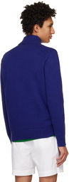 Polo Ralph Lauren Navy Half-Zip Sweater