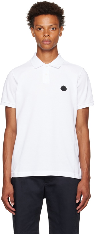 Photo: Moncler White Cotton Polo