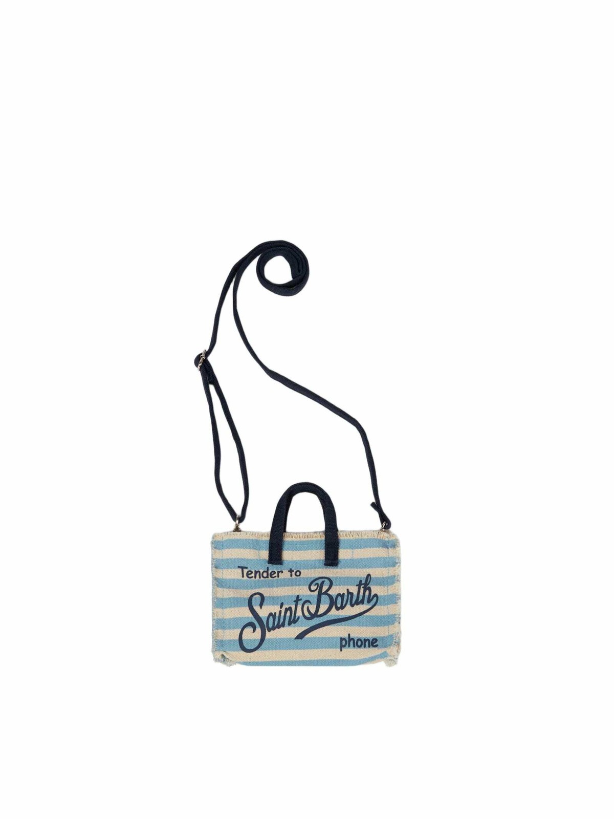 MC2 Saint Barth Phone Holder Bag With Striped Print