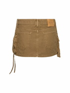 THE ATTICO Fay Mini Cargo Skirt