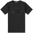 Isabel Marant Men's Hanorih Foil Logo T-Shirt in Black