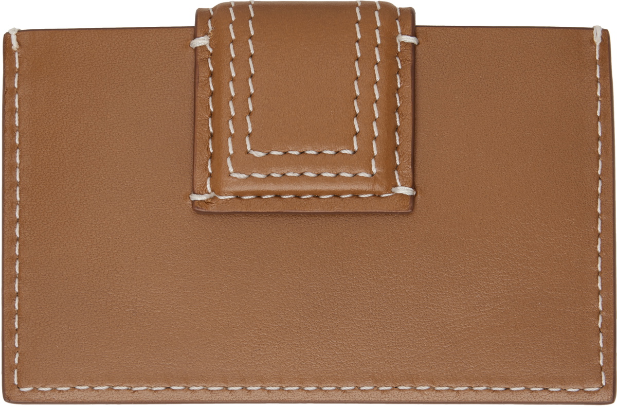 JACQUEMUS Brown 'The Bambino' Card Holder