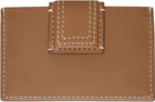 JACQUEMUS Brown 'The Bambino' Card Holder