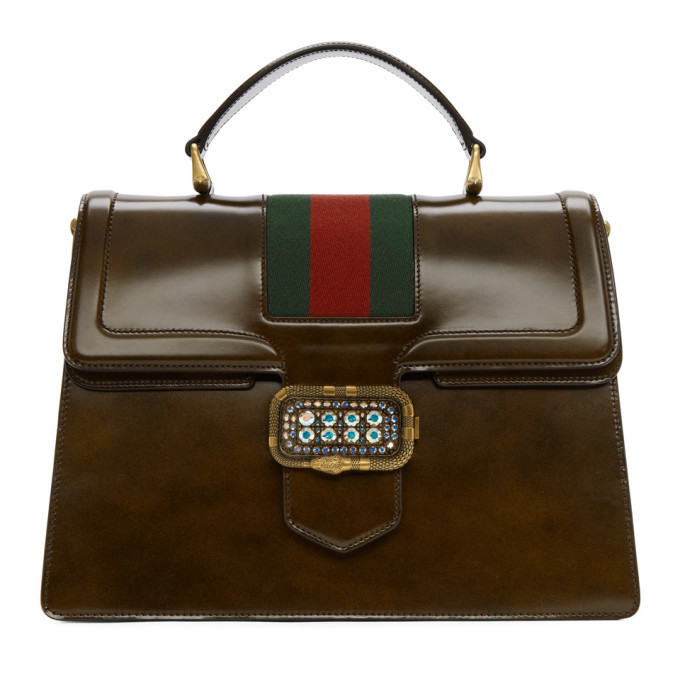 Gucci Brown Medium Borsa Snake Bag Gucci