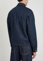 Stone Island Patch Pocket Denim Overshirt Indigo