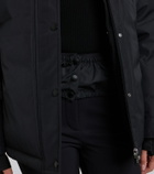 Yves Salomon Belted shearling-trimmed ski jacket