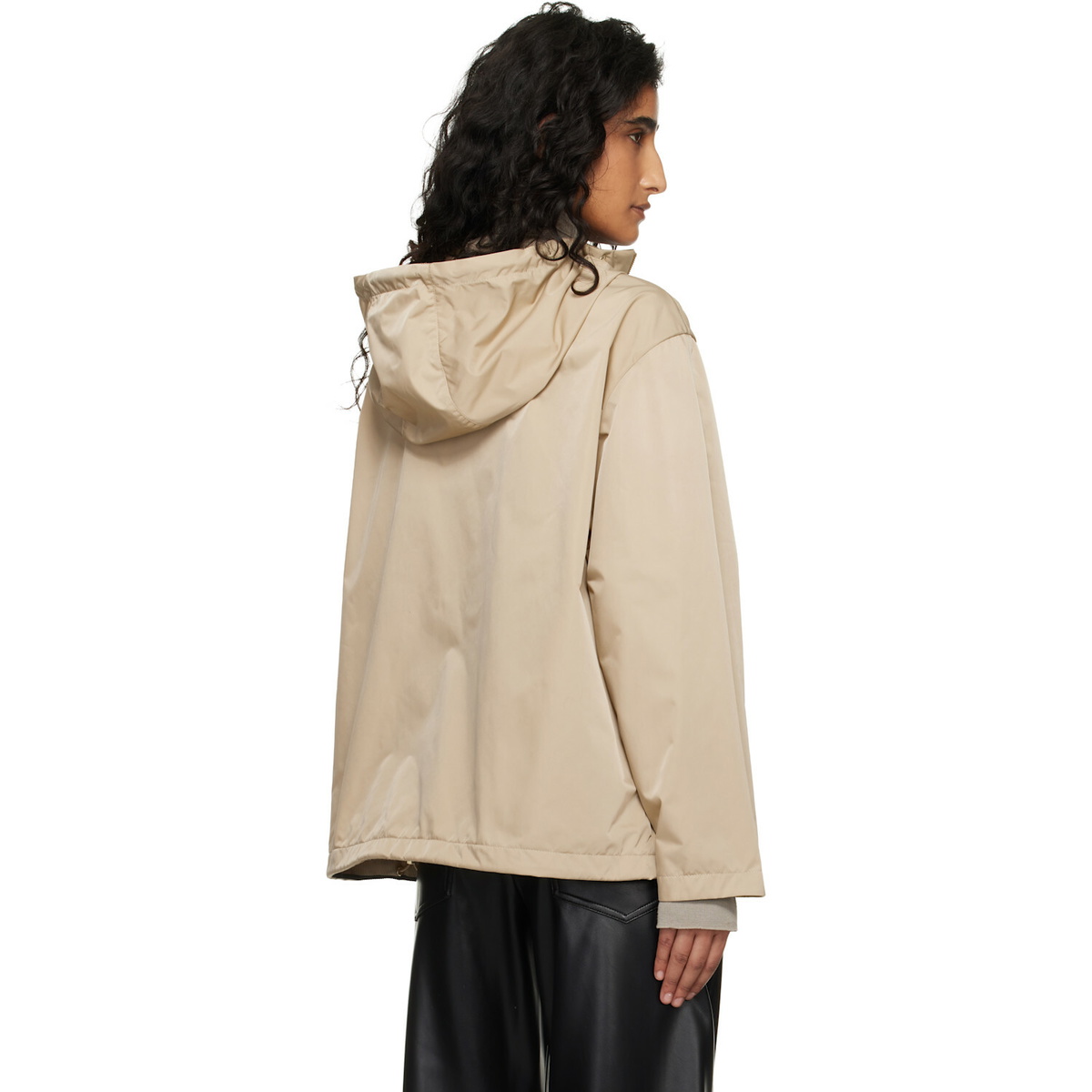 Moncler Beige Cassiopea Hooded Jacket