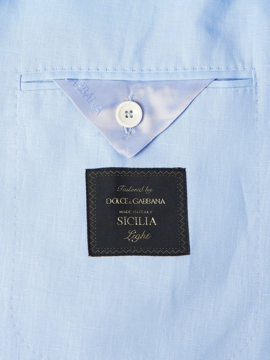 Dolce&Gabbana - Linen Suit Jacket - Blue