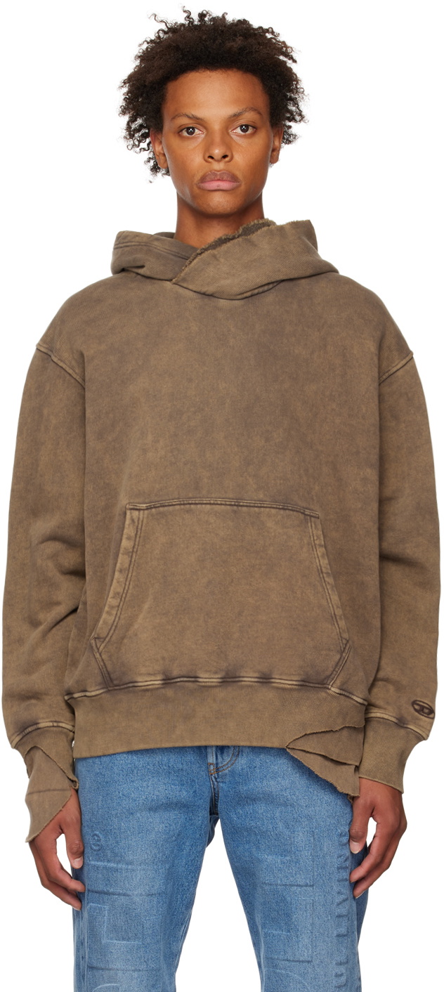 Diesel Brown S-Topper Hoodie Diesel