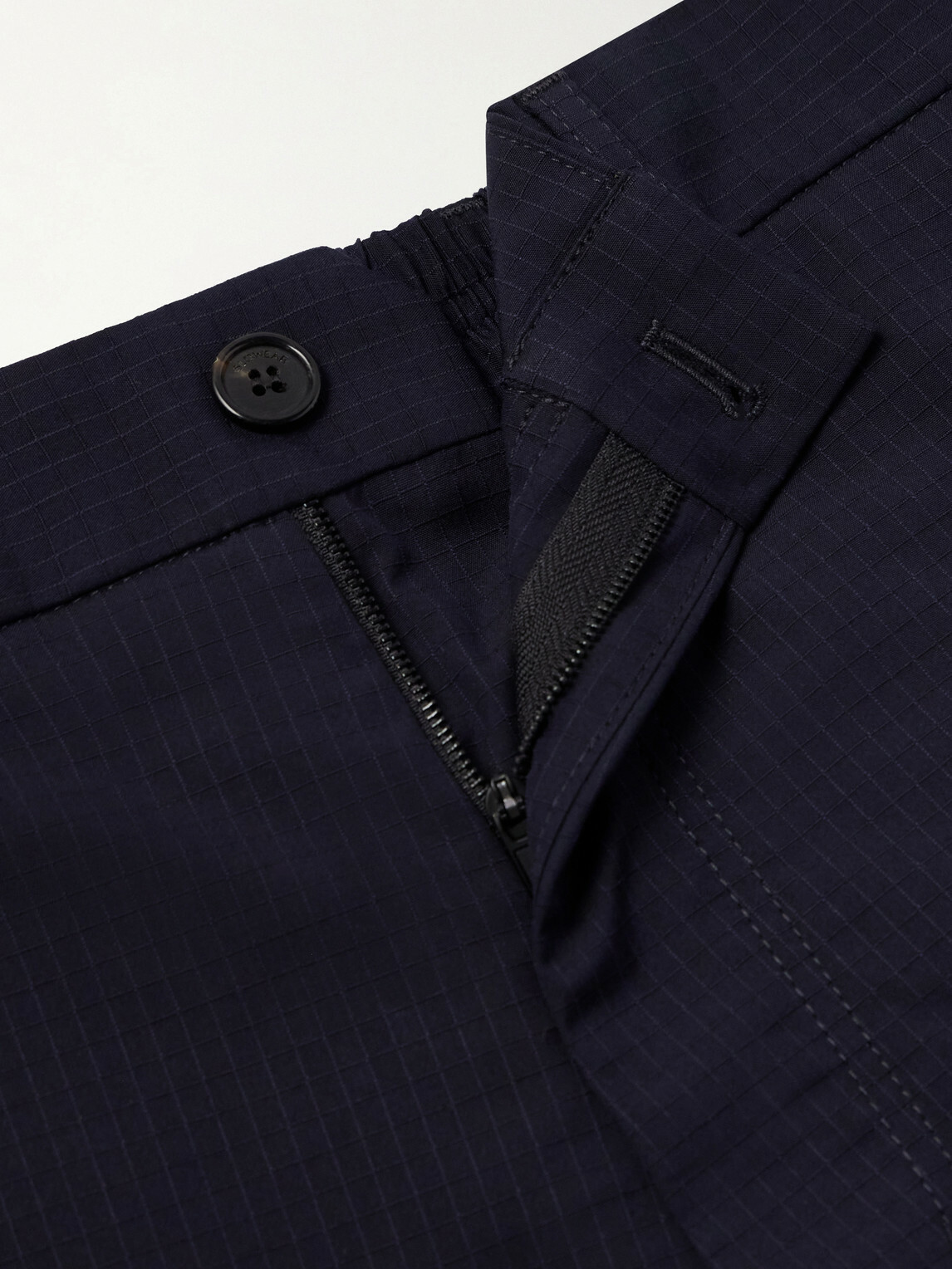 Slowear - Cotton-Ripstop Shorts - Blue