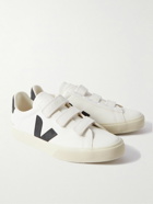 Veja - Recife Rubber-Trimmed Leather Sneakers - White