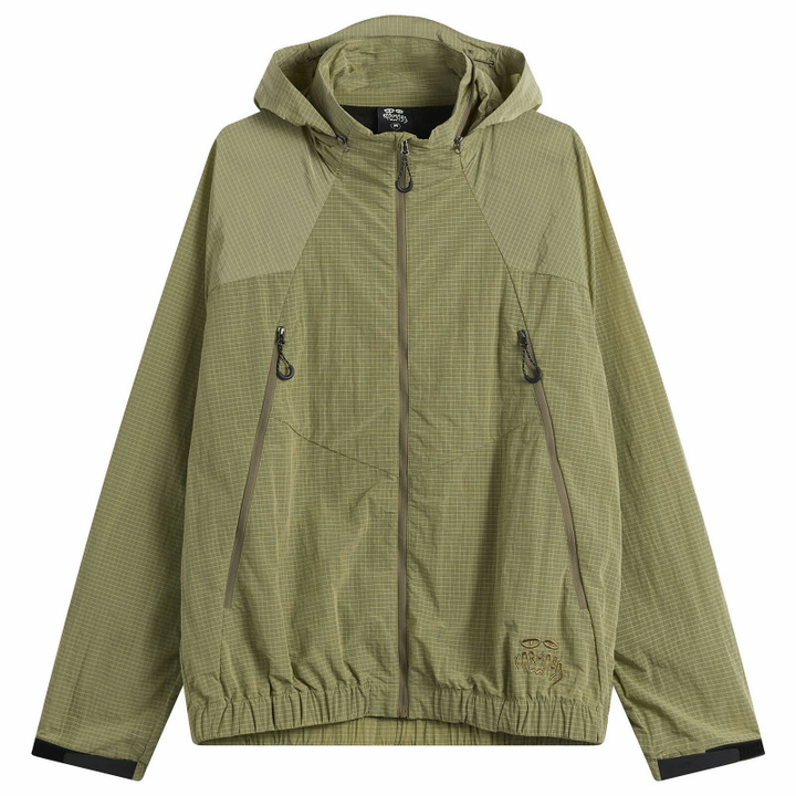 Photo: Karma8a Men's Hidden Hood Light Jacket in Green