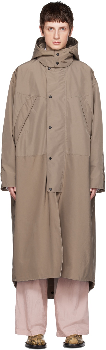 Photo: Our Legacy Taupe Tower Parka