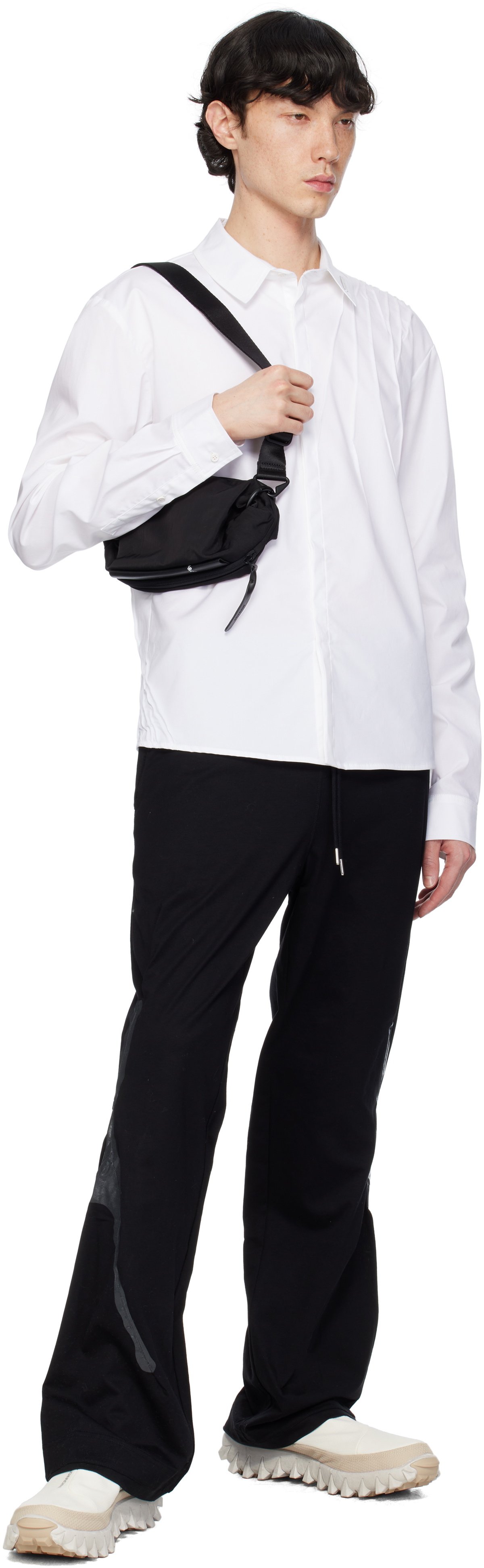Côte&Ciel Black Nestos Smooth Bag