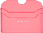 Acne Studios Pink Slim Card Holder