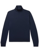 TOM FORD - Slim-Fit Wool Rollneck Sweater - Blue