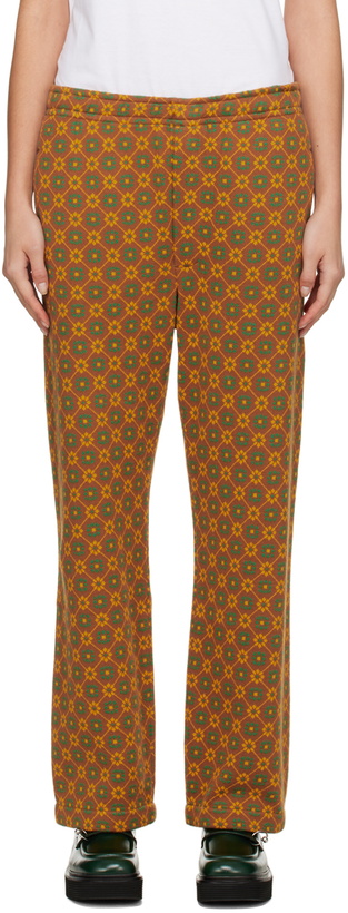 Photo: Bode Brown Jacquard Lounge Pants