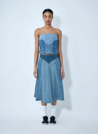 Levi's Structured Denim Bustier Top