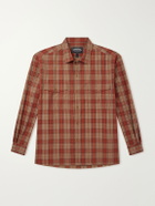 FrizmWORKS - Checked Cotton Shirt - Orange