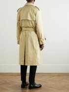 TOM FORD - Double-Breasted Cotton and Silk-Blend Trench Coat - Neutrals