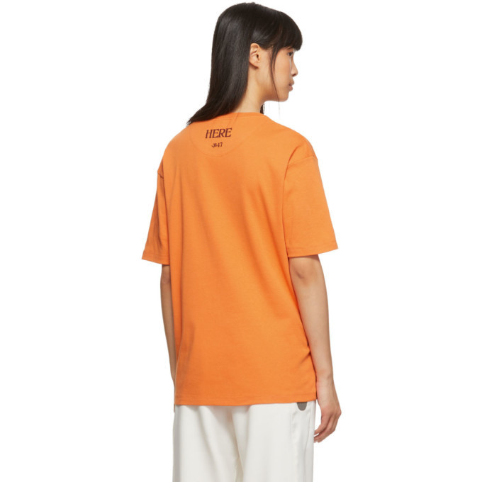 WALES BONNER オレンジ Tシャツ Adidas x Wales Bonner Short Sleeve T-Shirt in Bold Orange