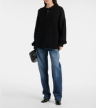 Aya Muse Oversized cotton polo sweater
