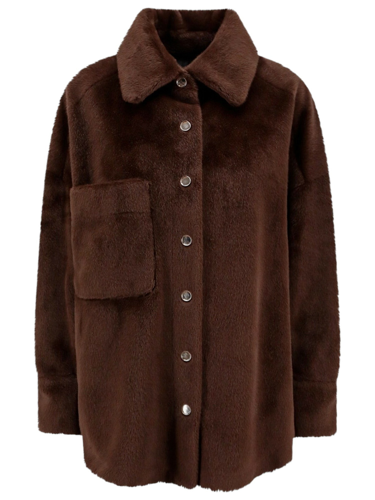 PINKO Brown Viscose Jackets And Coat