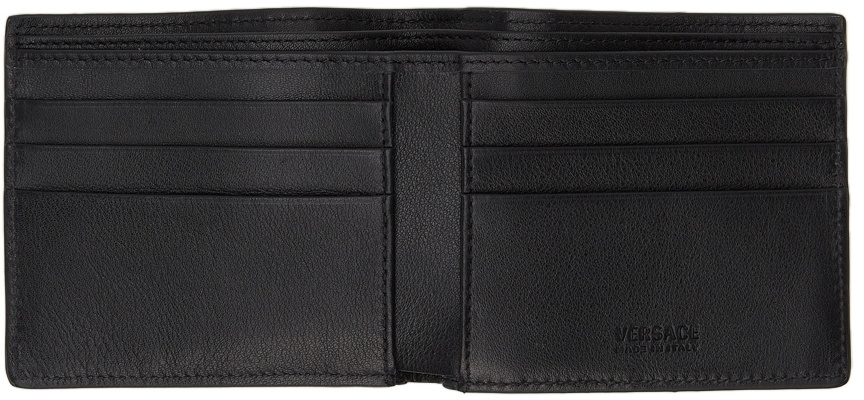 Versace Black 'La Medusa' Half Zip Wallet – BlackSkinny