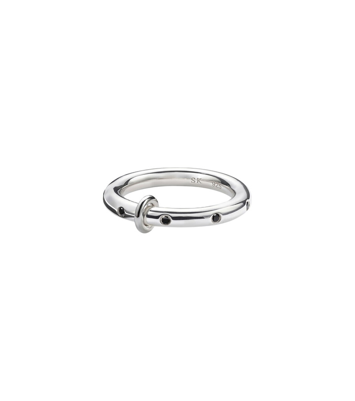 Photo: Spinelli Kilcollin Ovio sterling silver ring with diamonds