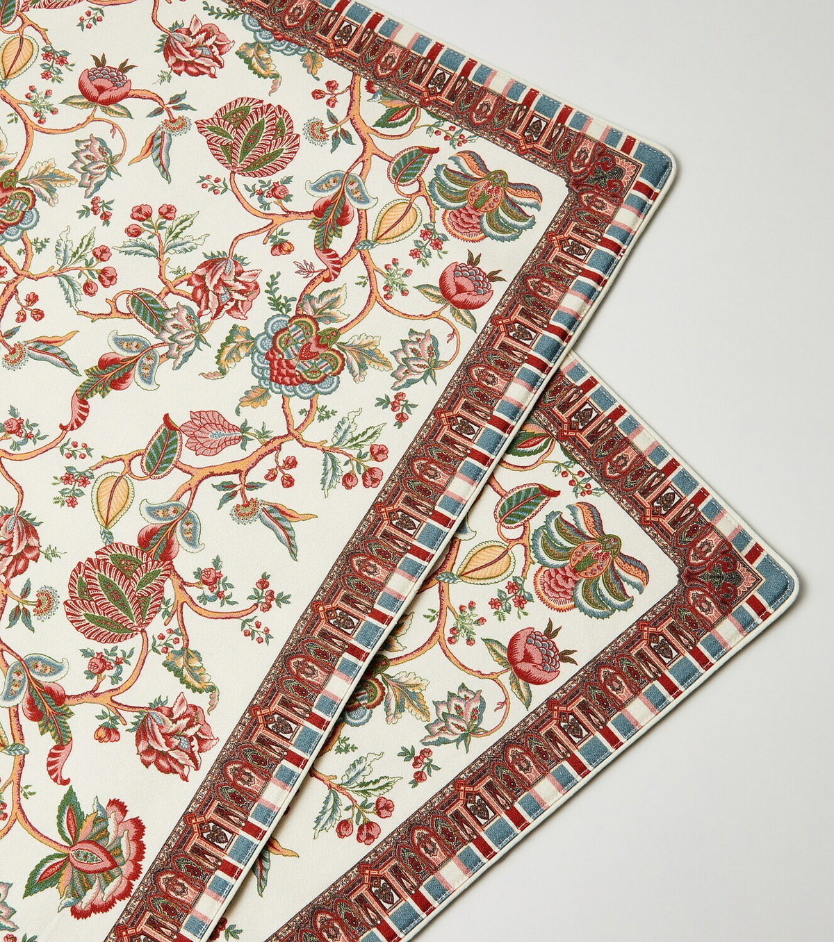 Etro Fleur printed cotton placemats and napkins set