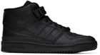 adidas Originals Black Forum Mid Sneakers