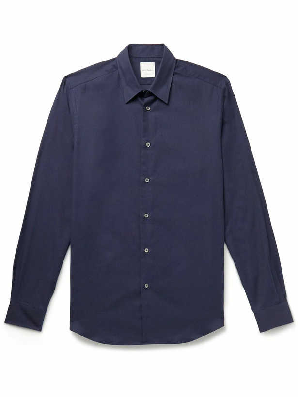 Photo: Paul Smith - Brushed Cotton-Twill Shirt - Blue