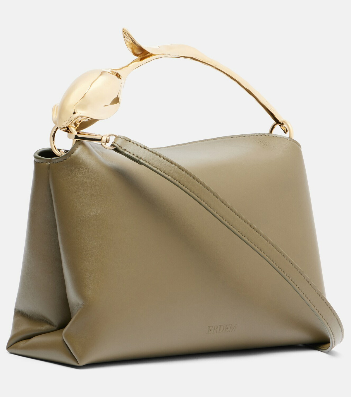 Erdem Bloom Medium leather top-handle bag