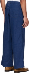 Kuro Indigo Crossed Jeans