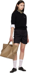 Maison Margiela Black Tabi Jazz Lace-Up Derbys