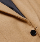 SAINT LAURENT - Slim-Fit Wool Overcoat - Brown