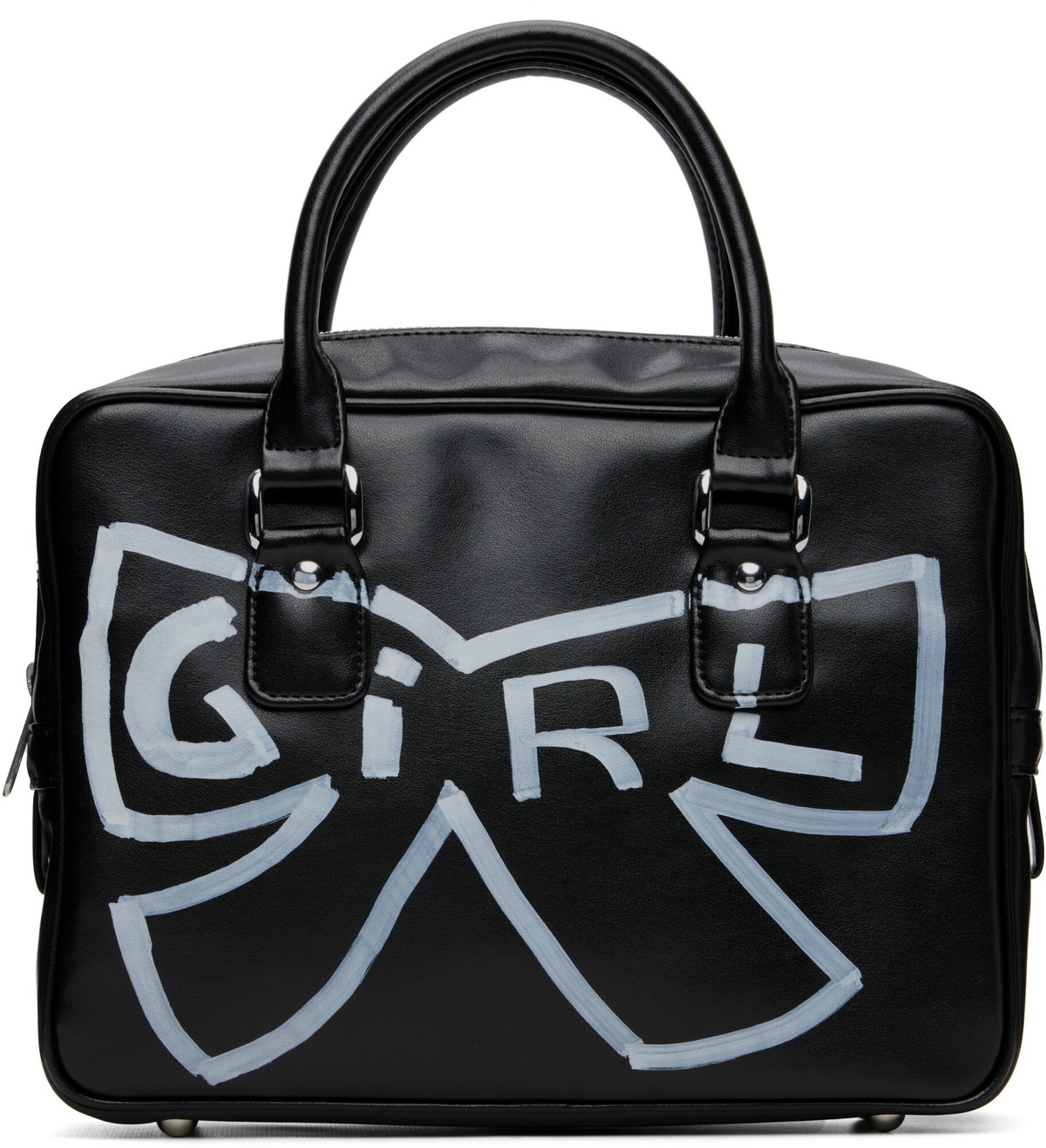 Comme des Garçons Girl Black Painted Bag