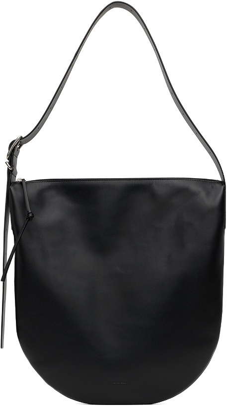 Photo: Jil Sander Black Embossed Shoulder Bag