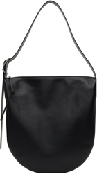 Jil Sander Black Embossed Shoulder Bag