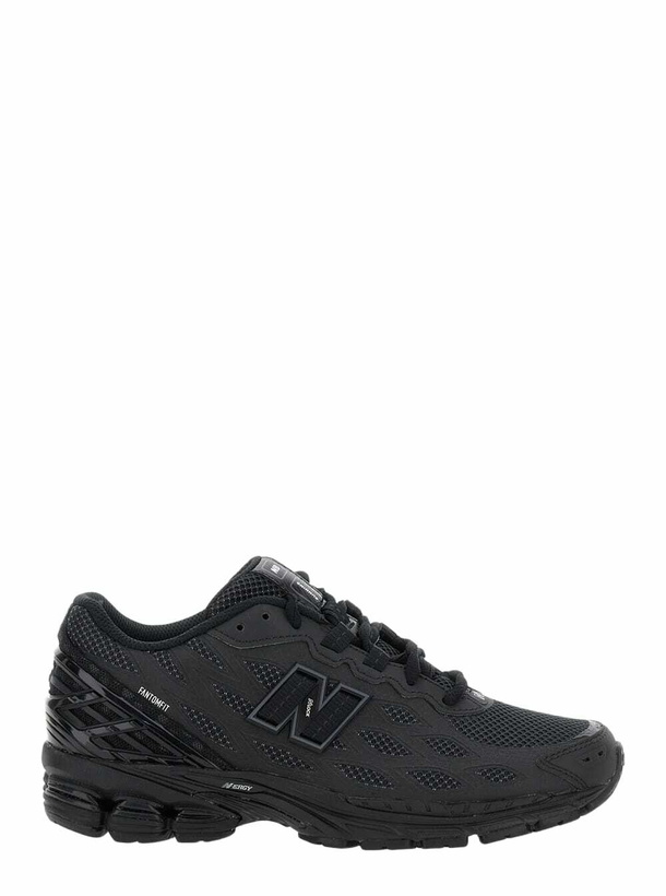 Photo: New Balance 1906 Black Sneaker With Mesh Design And Side Logo In Tech Fabric Unisex