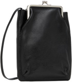 Y's Black Clasp Pochette Bag