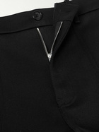 LOEWE - Straight-Leg Panelled Wool-Twill Cargo Trousers - Black