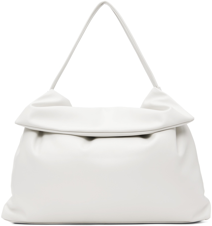 Photo: Blossom White Faco Shirring Bag
