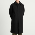 Universal Works Men's Mowbray Wool Mac Coat in Black