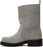 Soulland Gray Delaware Suede Boots