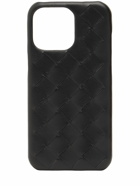 BOTTEGA VENETA Intrecciato Leather Iphone 15 Pro Case