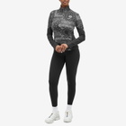 P.E Nation Women's Long Sleeve Niseko Snow Top in Snow Bandana Black