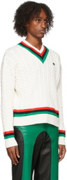 Denim Tears Off-White Cable Knit Sweater