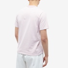 Armor-Lux Men's Fine Stripe T-Shirt in Pink/White
