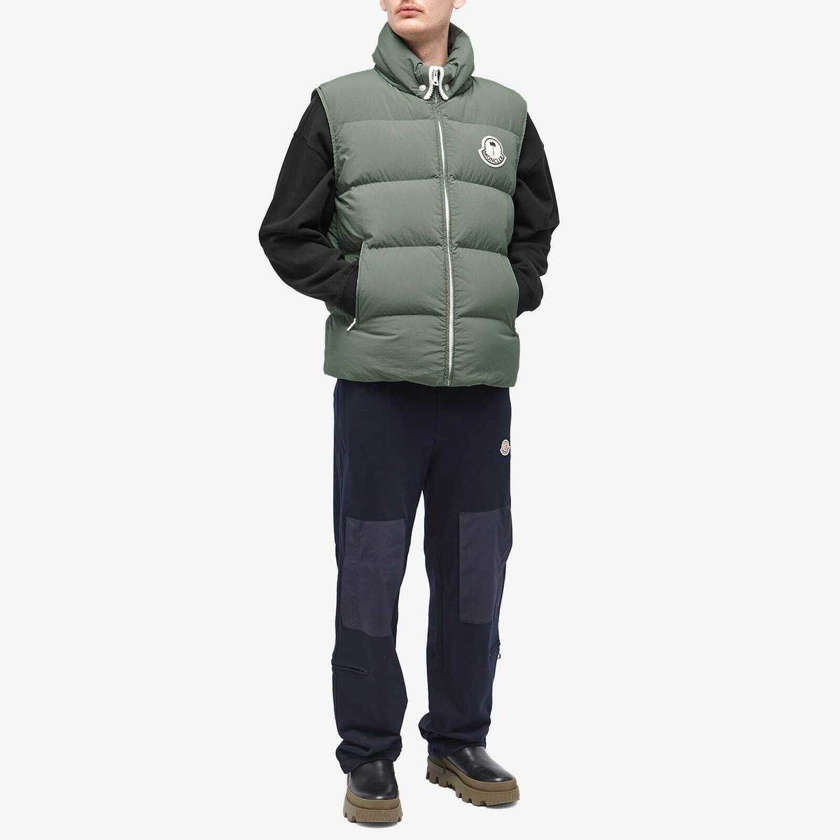 Moncler Genius x Palm Angels Rodmar Vest Vest in Green